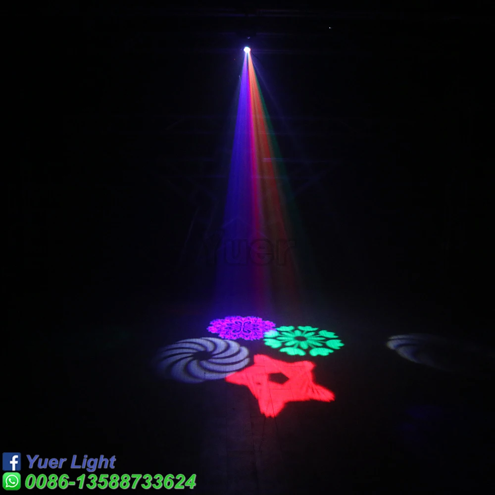 4Pcs/Lot 48Patterns Laser Light Disco Lights LED DJ Lighting Party Stage Decoration For DJ Disco Home Wedding Festival sound