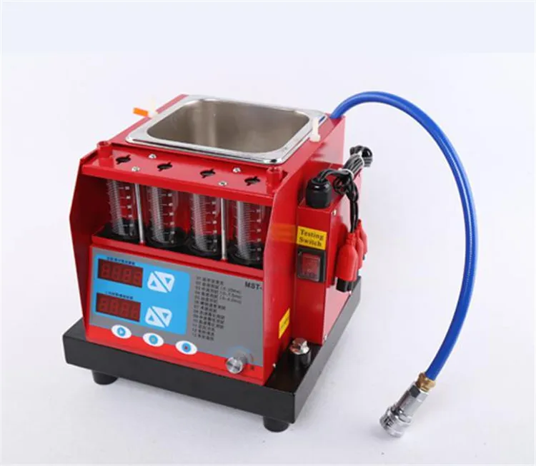 MST-30 4 jars Cylinder fuel Injector tester ultrasonic cleaner car injector wash machine