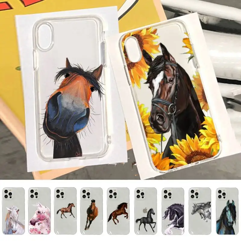 Frederik The Great beauty horse Phone Case for iphone 13 11 12 pro XS MAX 8 7 6 6S Plus X 5S SE 2020 XR case