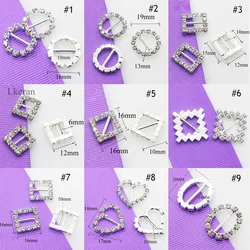 Limited edition! 10 pcs flash diamond Various rhinestone buckle Gift decoration Jewellery wedding making clothing embellishment