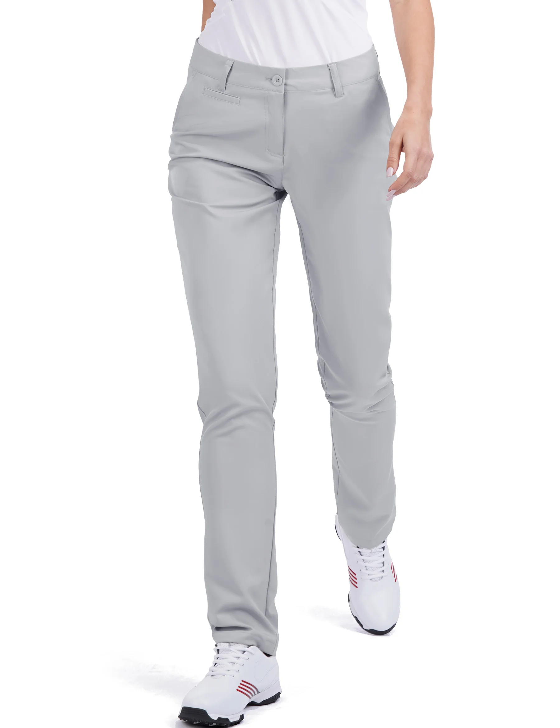 Lesmart-pantalones de Golf para mujer, ropa ligera y transpirable, ajustada y elástica, informal, para exteriores, primavera y verano, novedad