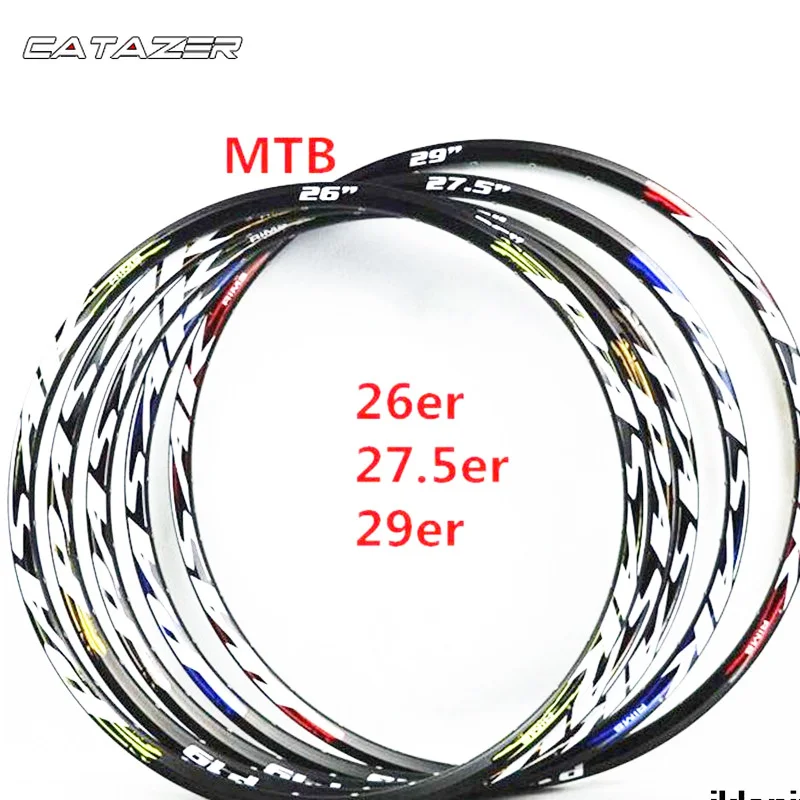 

26/27.5/29 Inch Mountain Bike Rims Disc Brake Aluminum Bicycle Rim Tryall 24/32 Holes Double-deck Circles Wheels Accessories