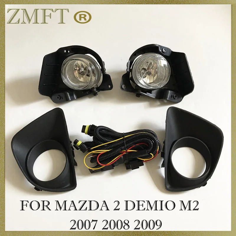 

Car Front Bumper Fog Light Spot Driving Lamp Kit Set For Mazda 2 Demio M2 2007 2008 2009 Version