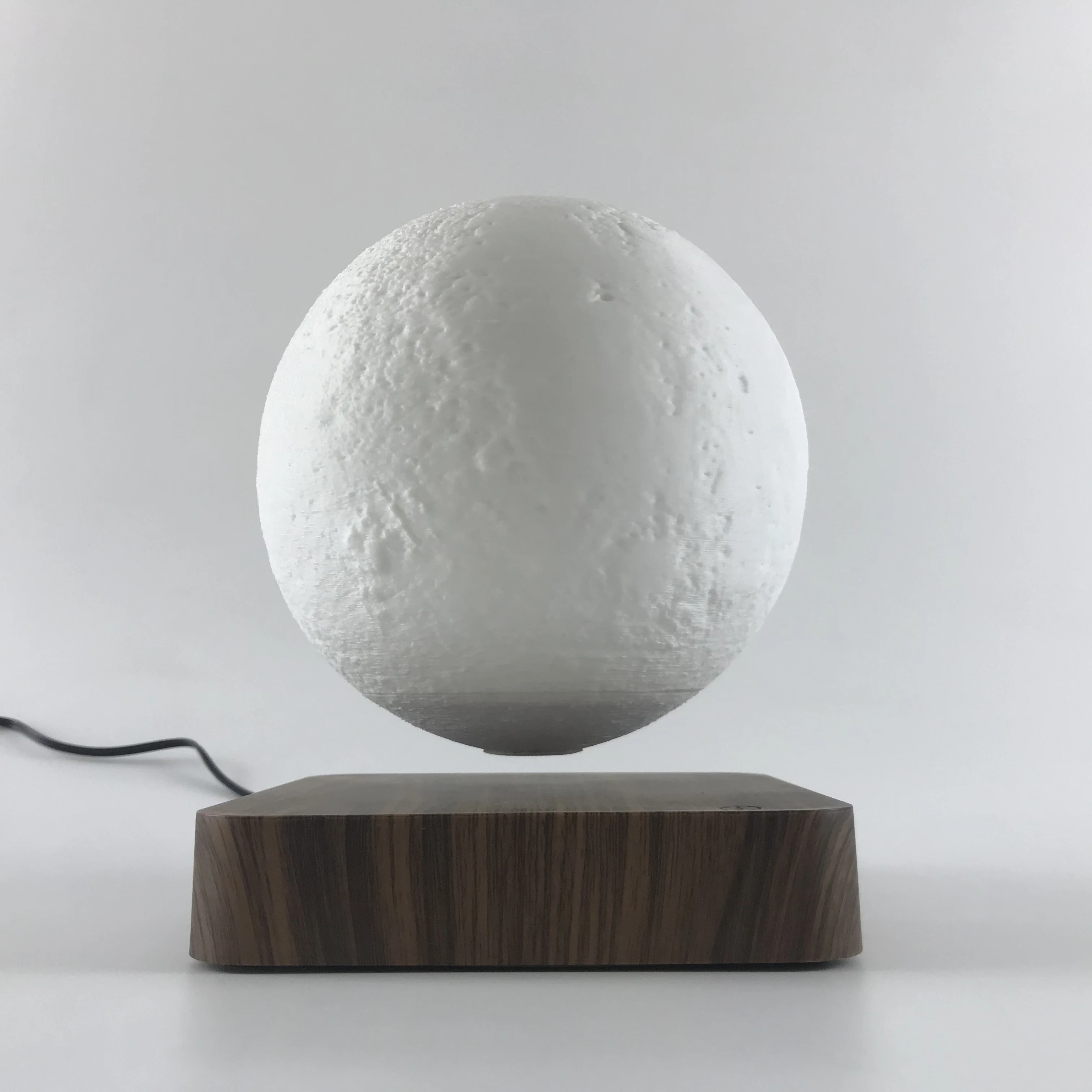 Imagem -05 - Hcnt-levitating Moon Lamp Lâmpadas de Levitação Magnética Decoração para Casa Natal Aniversário Kids Gift Floating Luna Night Light 14cm