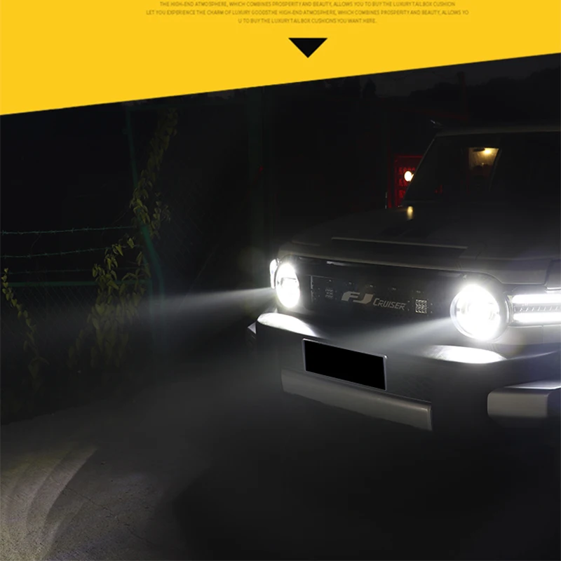 For Toyota FJ Cruiser Headlight Assembly High-brightness FJ Cruiser Signal Blinker LED Headlights Streamer Turn LED Lamp