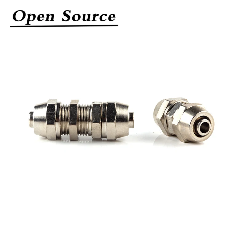 Tube OD 4mm 6mm 8mm 10mm 12mm 14mm 16mm Pneumatic Quick Screwing Brass Pipe Fitting T-type  L-type  Cross-type  Diaphragm-type