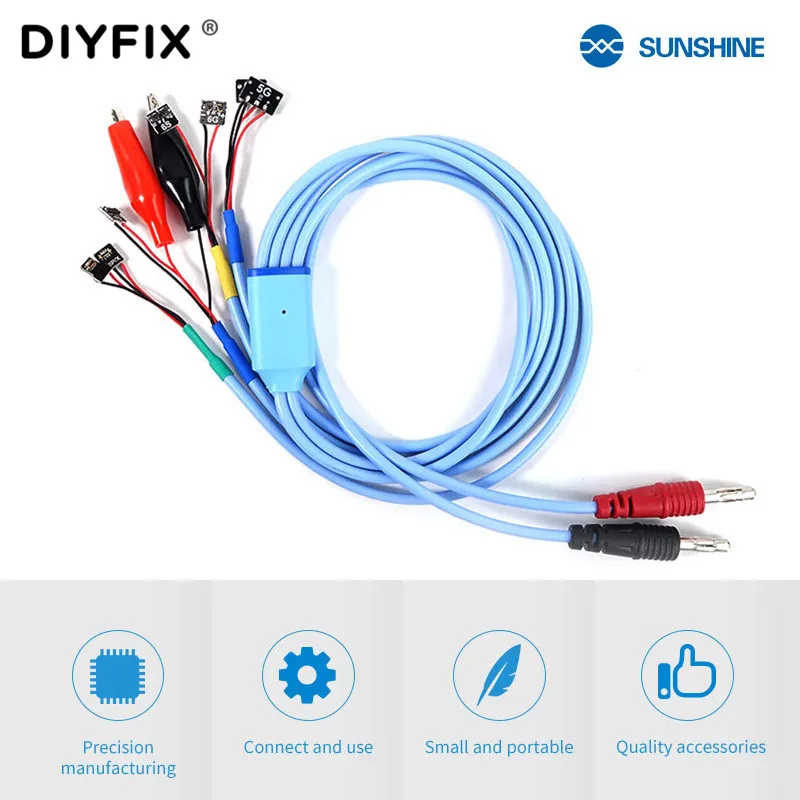 For iPhone 5G-8G/11 Pro Max DC Power Supply Test Cable Professional For Apple Logic Board Charging Wire Motherboard Repair Line