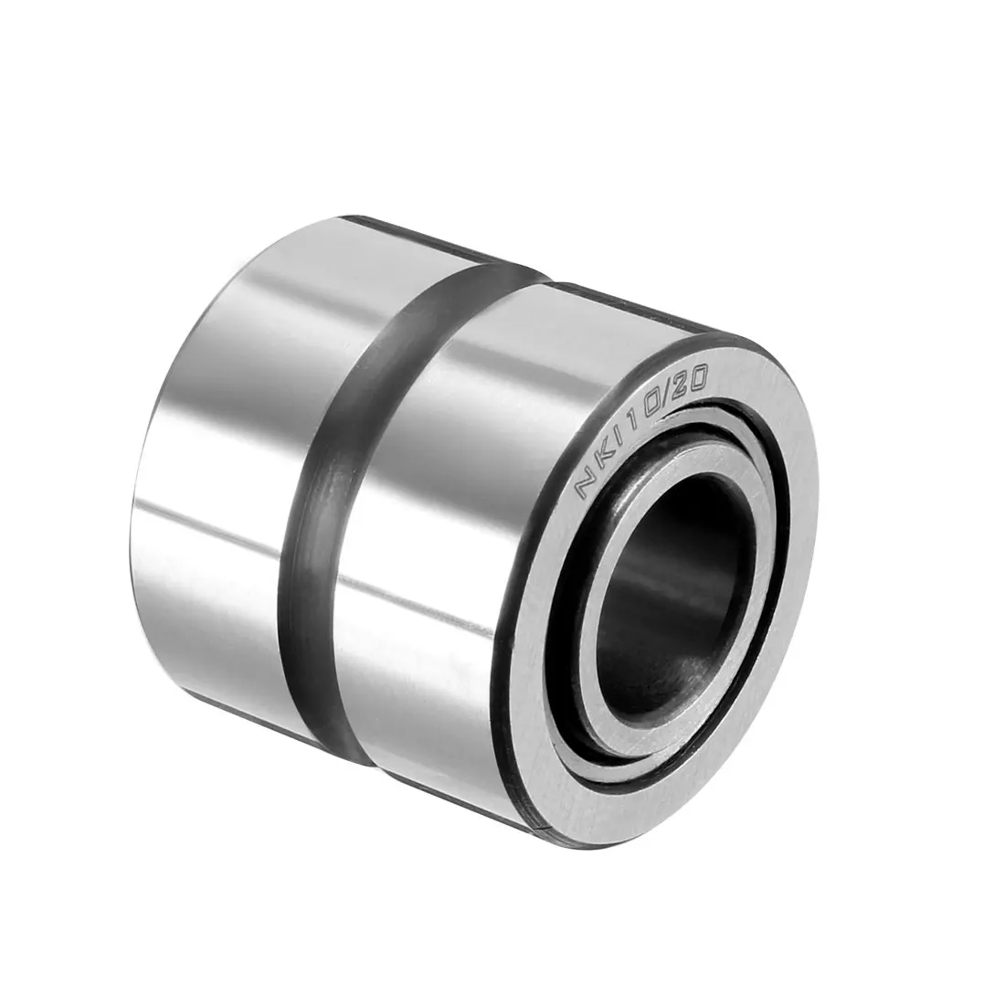 Uxcell-rodamiento de rodillos de aguja de anillo mecanizado con anillo interior, rodamientos de la serie NA/NKI, diámetro de 10mm-50mm, NKI10 20(10x22x20)