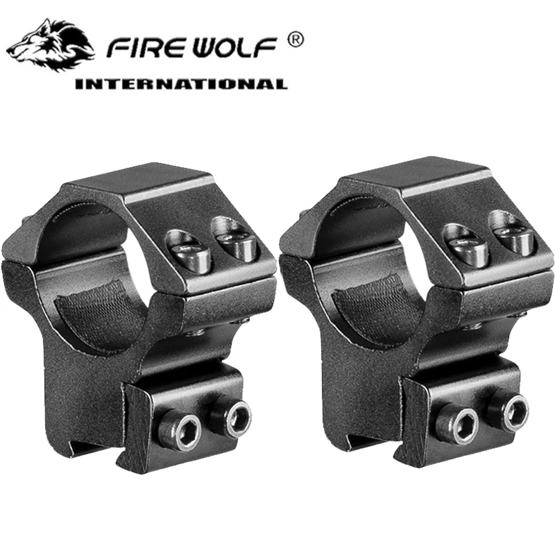 2pcs/pair Rifle Scope Mount 25.4mm ring 11mm Dovetail Rail Low Profile Mount fit Air Gun Laser Light Scope Hunting Caza