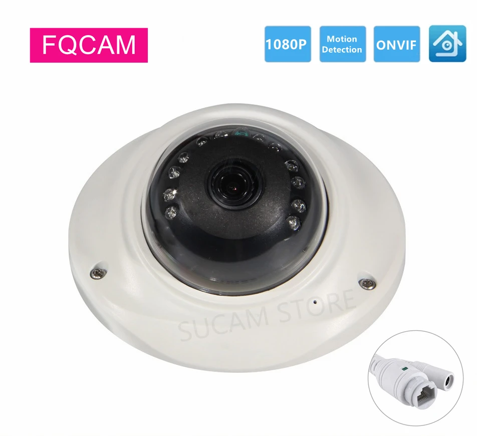 Fisheye Dome Security Camera IP ONVIF POE 1080P Full HD 2MP 180 360 Degree Video Recording CCTV Camera Safety 20M Night Vision