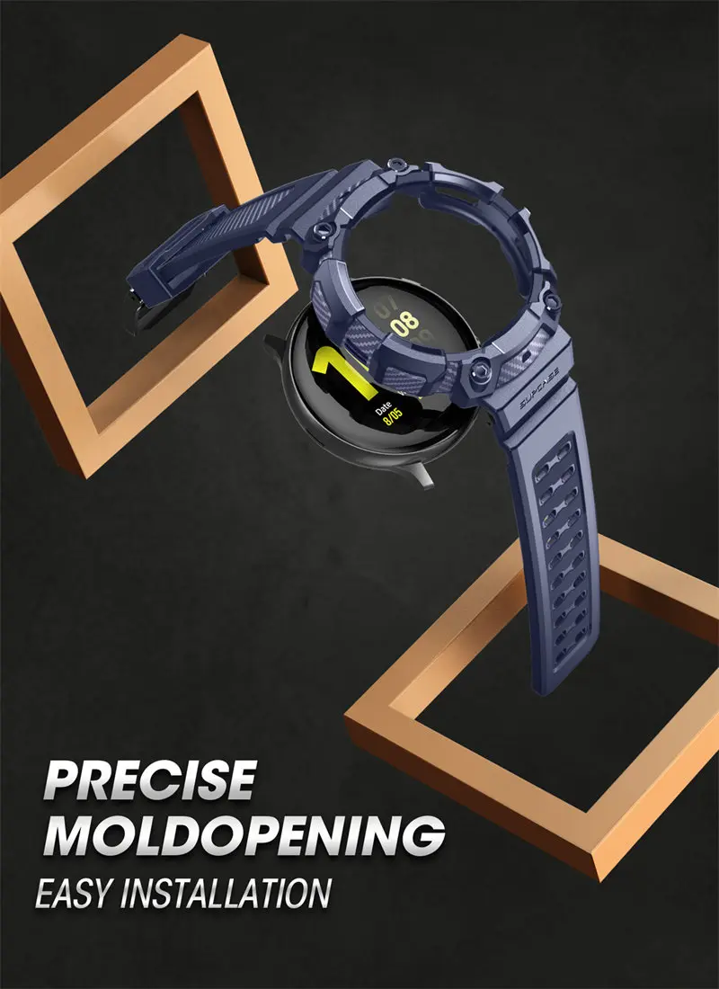 For Samsung Galaxy Watch 4 Case (44mm) SUPCASE UB Pro Rugged Protective Cover with Strap Watch Bands For Galaxy Watch 4
