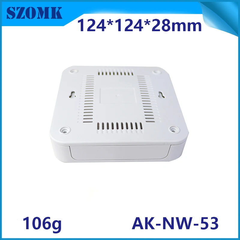 SZOMK New Design Electronics WIFI Router Plastic Enclosure ABS Plastic Junction Box Electrical Plastic Enclosure Housing