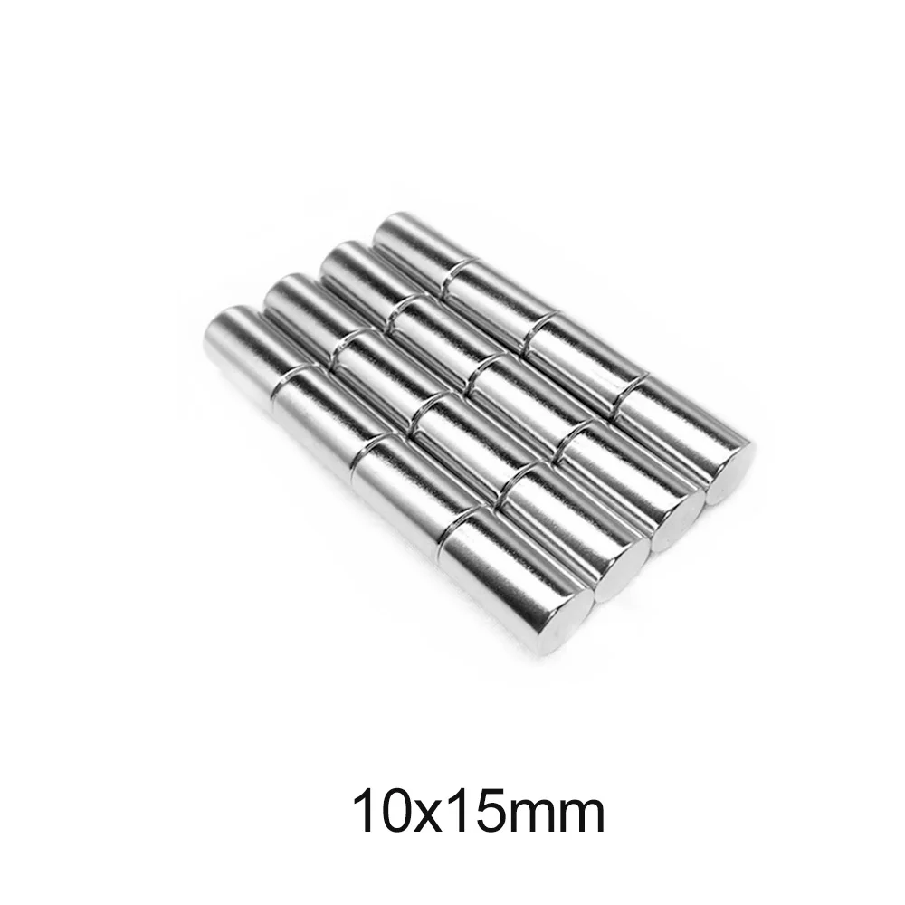 2/5/10/20/30/50pcs 10x15 mm Neodymium Strong Magnet 10mmX15mm Round Permanent Magnet 10x15mm Powerful Magnetic Magnets 10*15