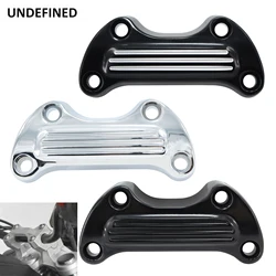 Motorcycle CNC Handlebar Top Clamp Bar Riser Mount Cover for Harley Touring Street Glide Softail Breakout Dyna Fat Boy Sportster