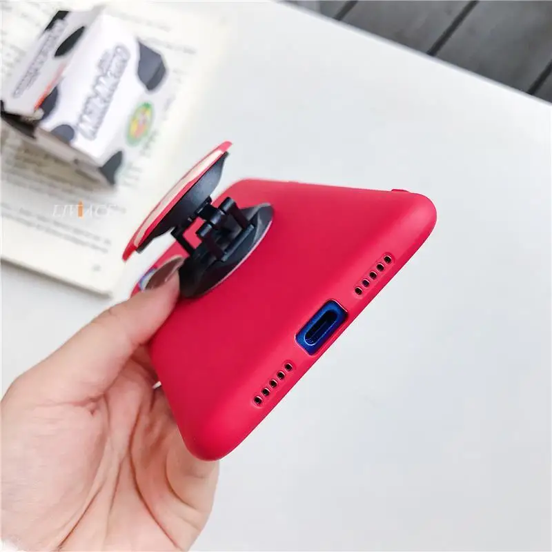 3D Silicone Cartoon Phone Holder Case For Xiaomi Redmi 10 Redmi10 Note11 Note 11 Pro11Pro 11s Cute Anime Cat Dog Cover Coque