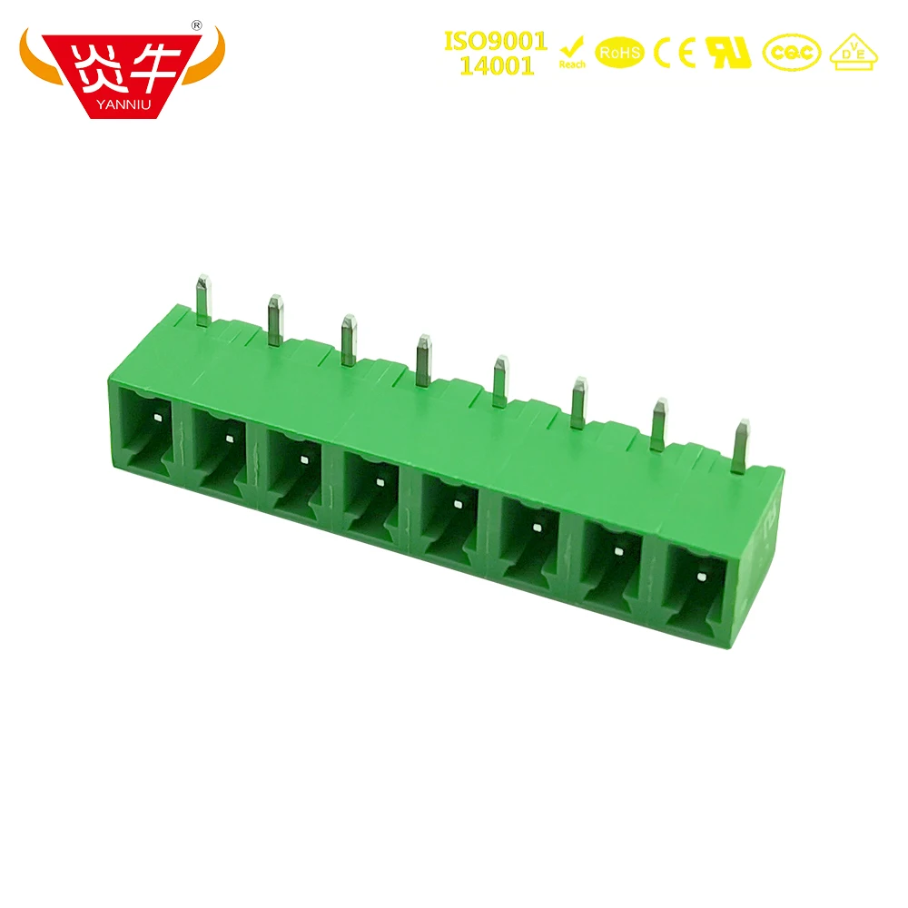 

50Pcs 5.08mm 15EDGRC KF2EDG15R 2P ~ 12P PCB CONNECTOR PLUG-IN TEMINAL BLOCK 5.08 2PIN ~ 12PIN MC 1,5 G 1836189 PHOENIX DEGSON