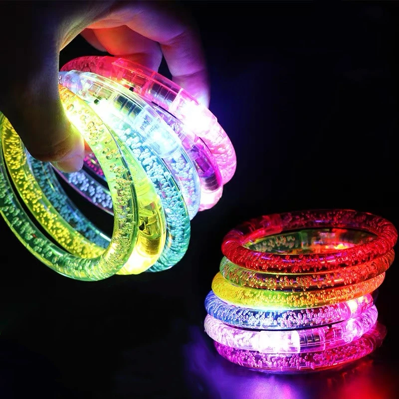 Flash bracelet LED light emitting electronic children's toys Colorful luminous bracelet bracelet