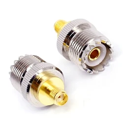 1PCS SMA Female to UHF Female RF Coaxial Connector Adapter SO-239 SO239 to SMA