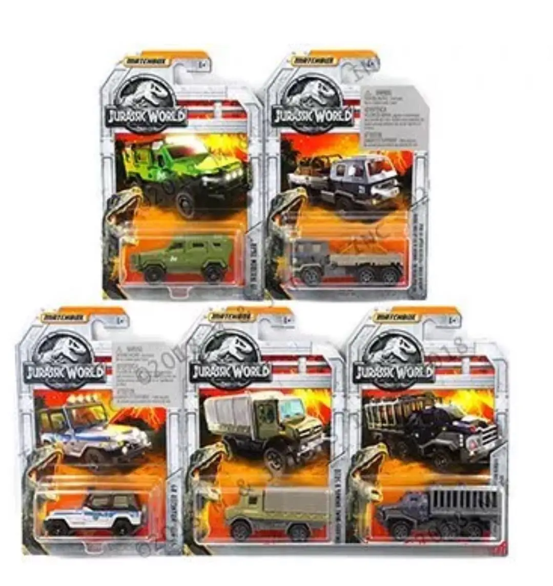 Matchbox Cars 1:64 Jurassic World Movie JEEP WRANGLER G63 AMG HUMVEE INGEN Explorer Metal Diecast Model