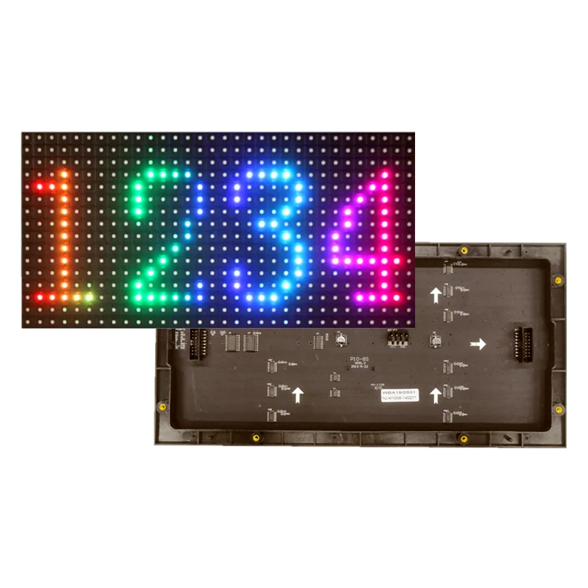 

Модуль светодиодного дисплея Бесплатная доставка для помещений P10 SMD RGB Полноцветный 320x160 мм 32x16 точек светодиодная матричная панель