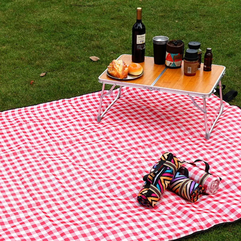 New outdoor picnic mat camping waterproof cloth 140x200cm camping moisture-proof mat tent mat beach mat