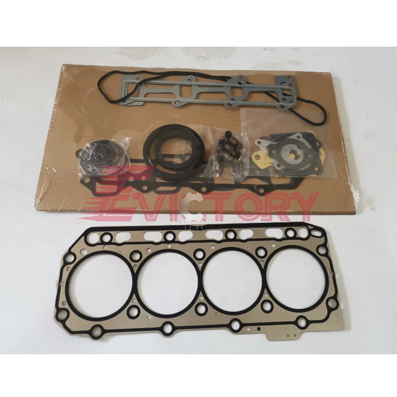 For yanmar 4D84E 4TNV84 4TNE84 rebuild kit cylinder head assy + ring gasket bearing