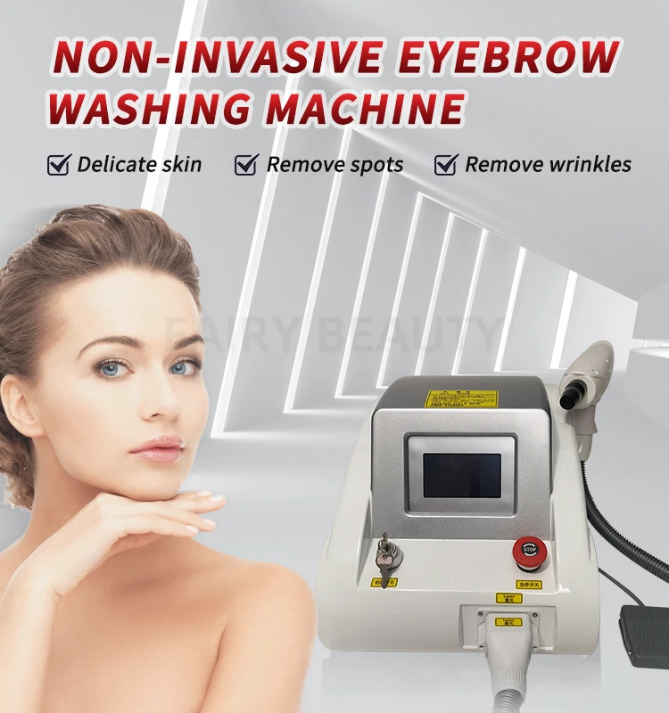 Factory Price ND YAG Laser Tattoo Removal Pigmentation Removal Carbon Peeling 1064nm 532nm 1320nm Piecosecond Laser Machine