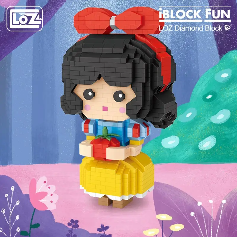 

LOZ Diamond Blocks building assembling toy puzzle difficult model ornaments fairy tale princess Cher Little Red Riding Hood