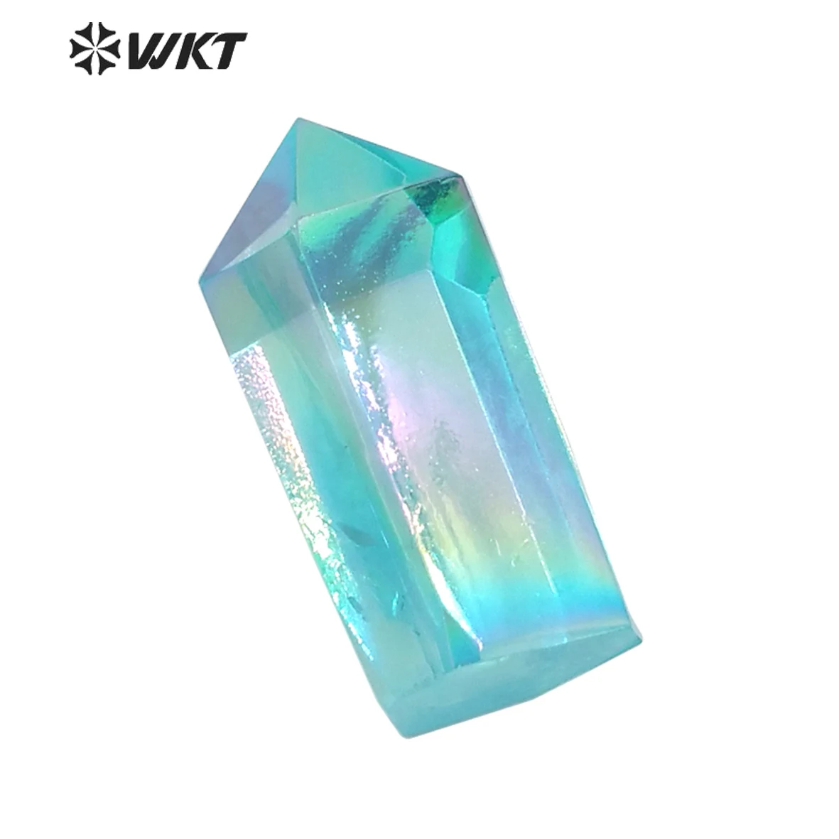 

WT-G235 Wholesale 10pcs Mixing Color Crystal Quartz Point Stone Opal Angel Aura Crystal Quartz Tower Point Free Delivery