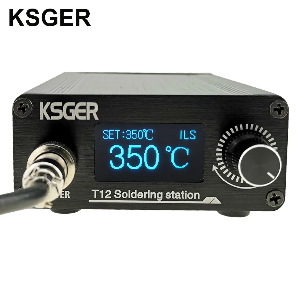 KSGER STM32 V3.1S T12 Soldering Station OLED DIY Aluminum Alloy FX9501 Handle Electric Tools Holder Auto-sleep T12 Iron Tips