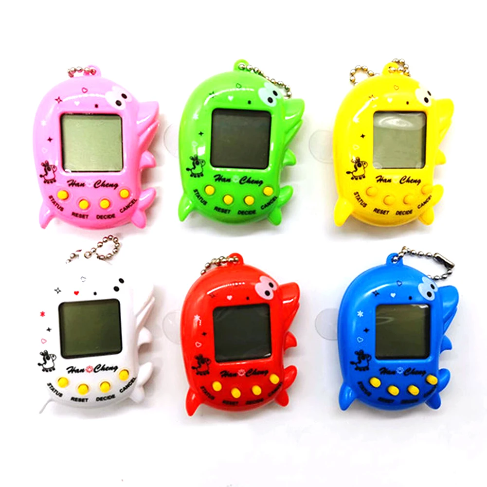 Hot ! Random Tamagotchi Electronic Pets Toys 90S Nostalgic 49 Pets in One Virtual Cyber Pet Toy Dolphin Shaped 6 Style Tamagochi