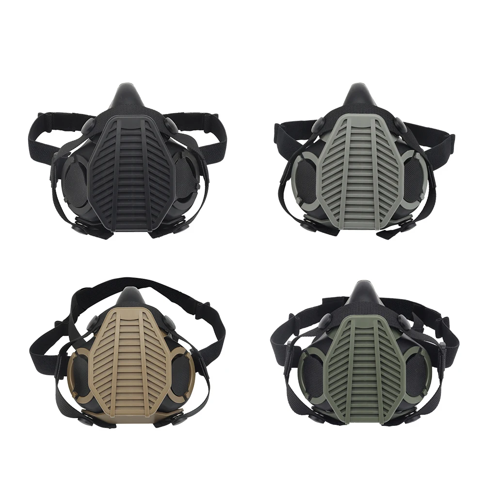 Tactical Respirator SOTR Special Operations Half-mask Replaceable Filter Antidust Mask Wargame Hunting Costume Accessories