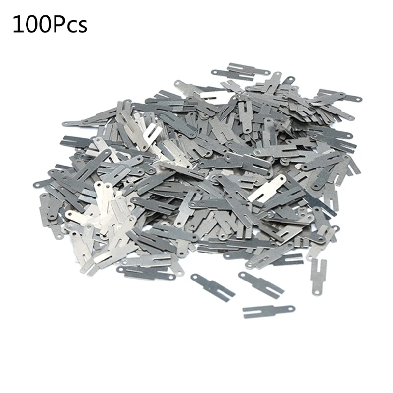 100pcs 0.15*20*4 type Nickel Plated Steel Strap Strip Sheets for Battery Pack Spot Welding Spot Welder Equipment