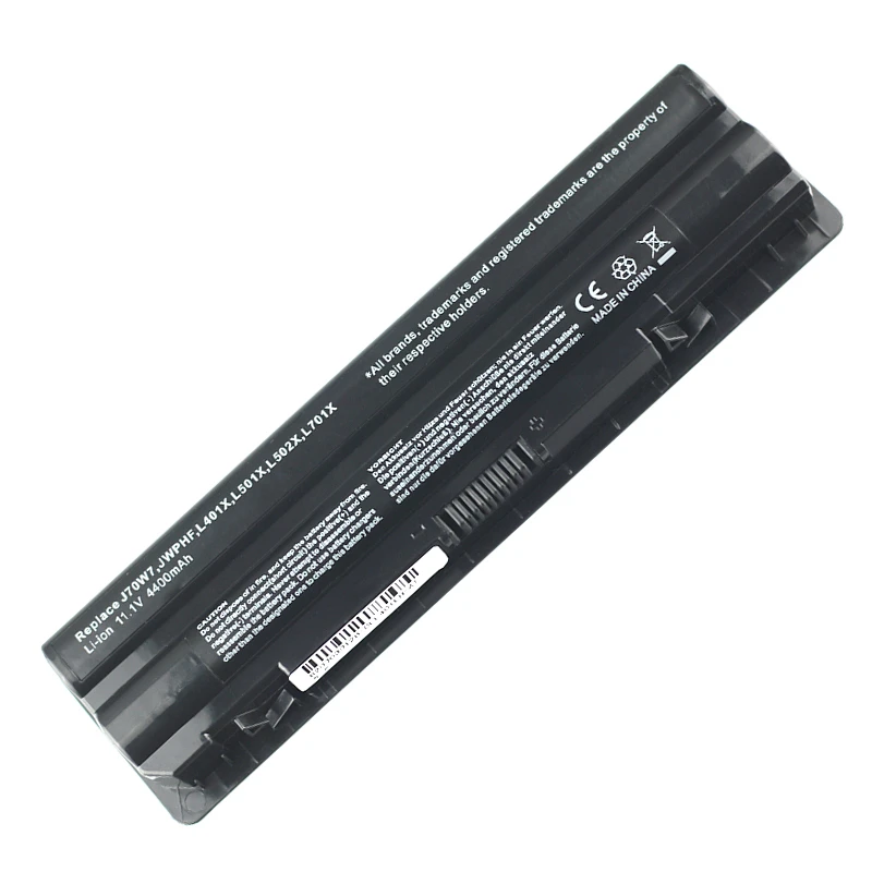 9Cells/6Cells 6600mAh/4400mAh Laptop Battery For DELL XPS 15 L502X XPS17 L702X 08PGNG XPS14 XPSL501X XPS14(L401X) XPS17(L701X)