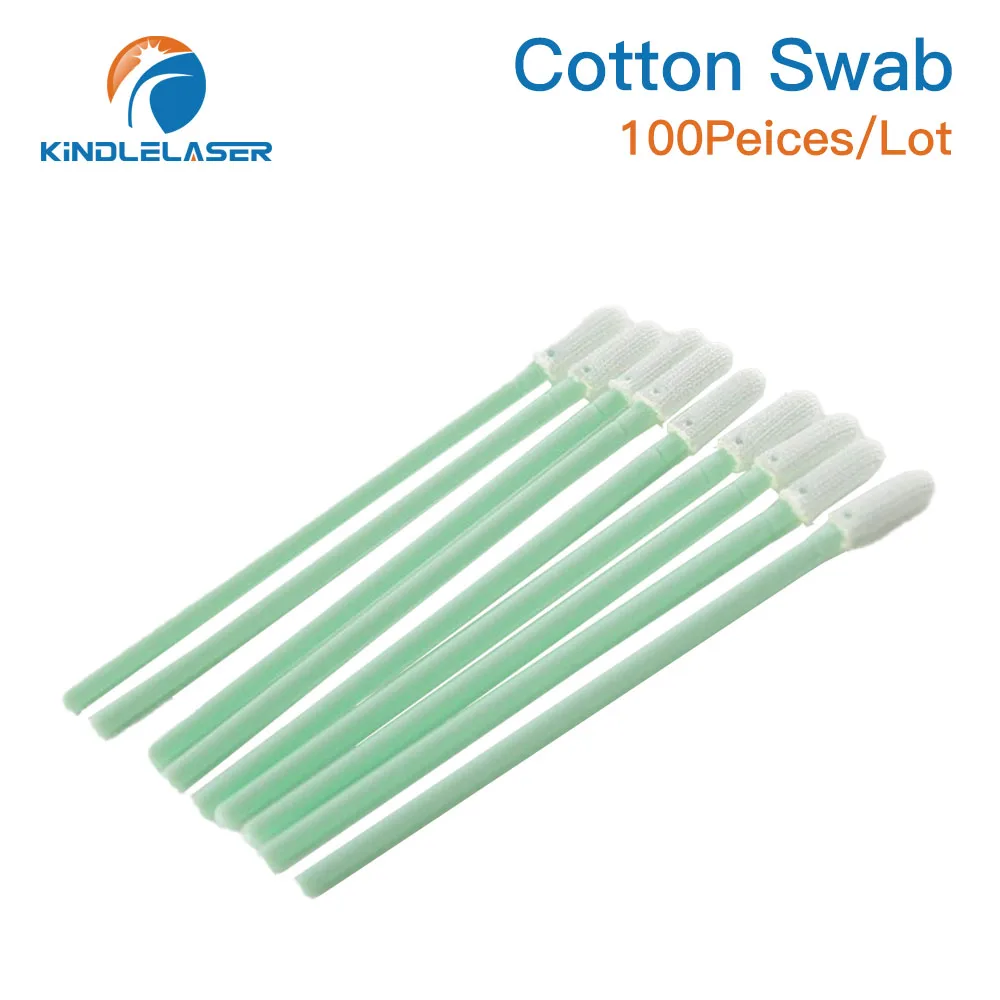 Tampone di cotone non tessuto di dimensione 70/100/100/121mm di KINDLELASER 160 pz/lotto a prova di polvere per la lente pulita del fuoco e le finestre protettive
