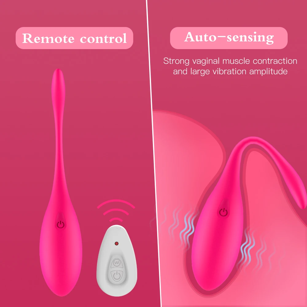 Kegel Vagina Ball Automatic Induction Egg Vibrator Wireless Remote Control Vibrating Egg Panty Vibrator Female Sex Toys