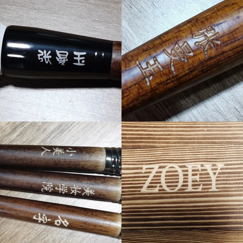 

50pcs Makeup Brushes Customize Price Laser Marking Custom Your Text or Pattern Logo on Product