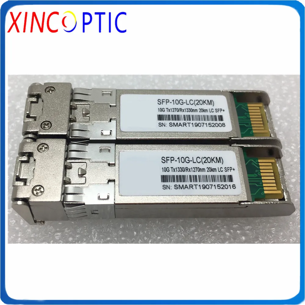 

10G SFP+ BIDI 20KM 1270nm/1330nm LC connector 10G Singlemode Single fiber SFP Moudle Transceiver