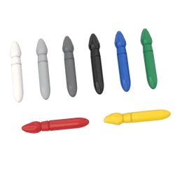 10pcs MOC Brick Parts 93552 Minifig Utensil Paint Brush Compatible Building Block Particle DIY Kid Puzzle Brain Toy Gift