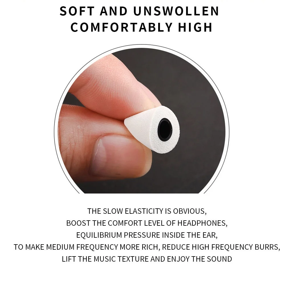 Fone de ouvido com subwoofer, esponja acolchoada para fones de ouvido, acessórios de headset t400, isolamento de ruído, esponja para ouvidos, 1 par