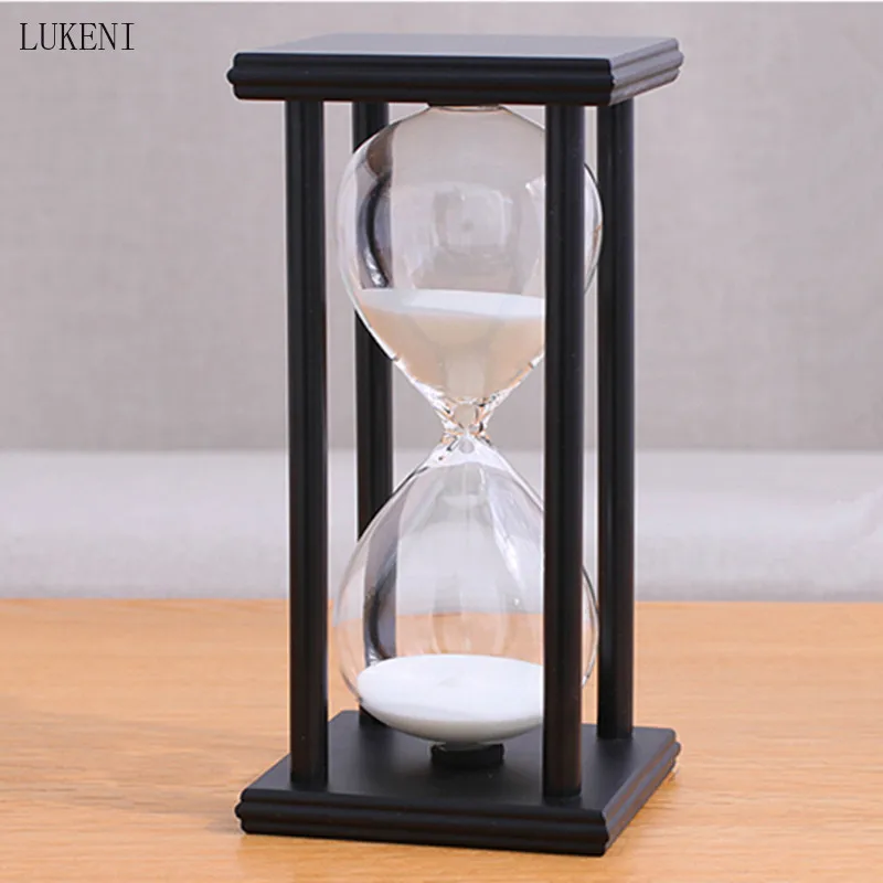 

Wooden Sandglass Sand Hourglass 30/60 Minute 20.5*10*10 Countdown Timer Clock Xmas Birthday Gift Home Decoration Reloj De Arena