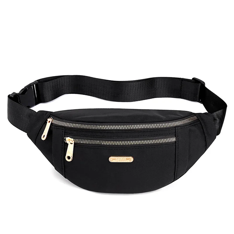 Women Waist Bag Pack Purse Casual Large Phone Belt Bag Pouch Women\'s Canvas Travel Phone Bag Fanny Banana Bag Hip 3 Pockets