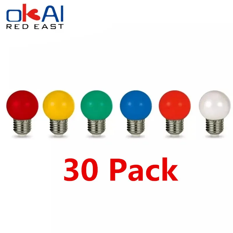 Colour LED Bulb E27 220V G45 3W 6 Color RGB Lampada LED Lamp Decor Holiday Christmas Lamparas Household Light Bulb