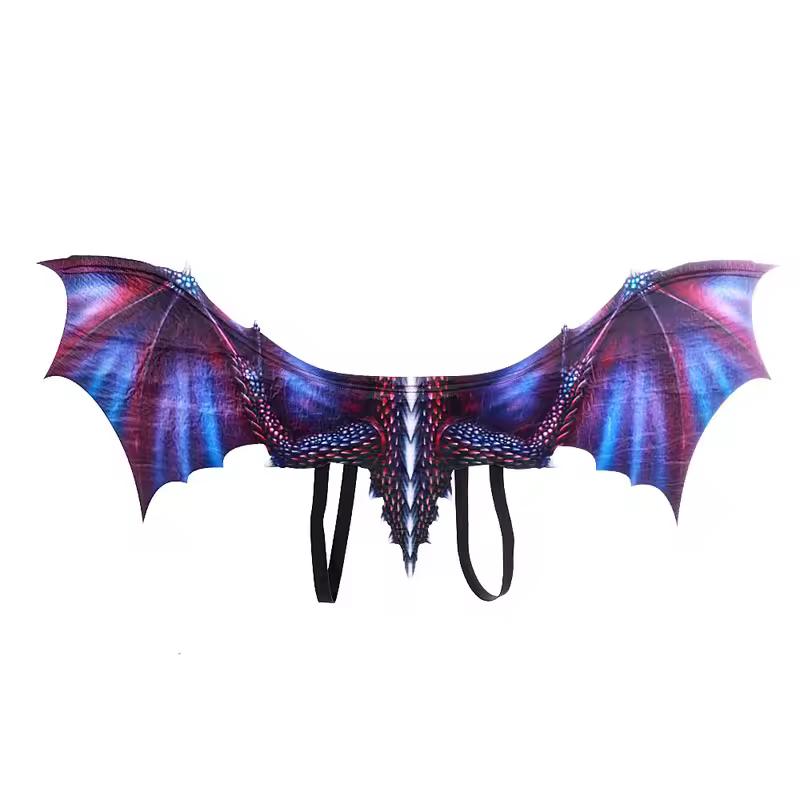 Adult Halloween Decoration Carnival Party Animal Costume Dragon Cosplay Masquerade Face Mask and Wings - Image 6