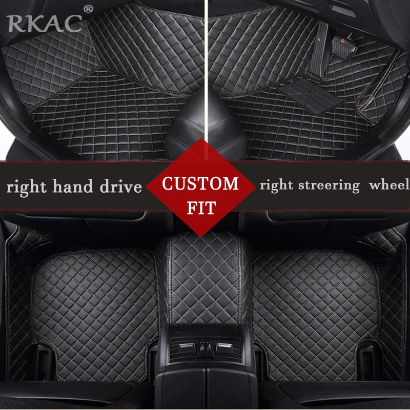 Customized right hand drive car floor mats for Mercedes Benz S class Maybach W220 W221 W222 V222 S63 S65 AMG carpets rugs