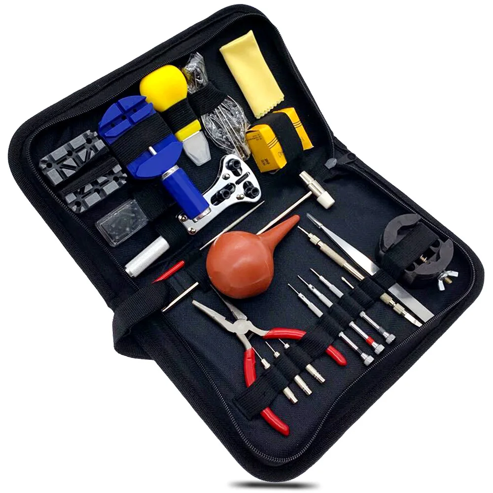 39pcs Watchmaker Watch Repair Tool Kit Watch Link Pin Remover Case Opener Spring Bar Horlogemaker Gereedschap Repair Tools Set