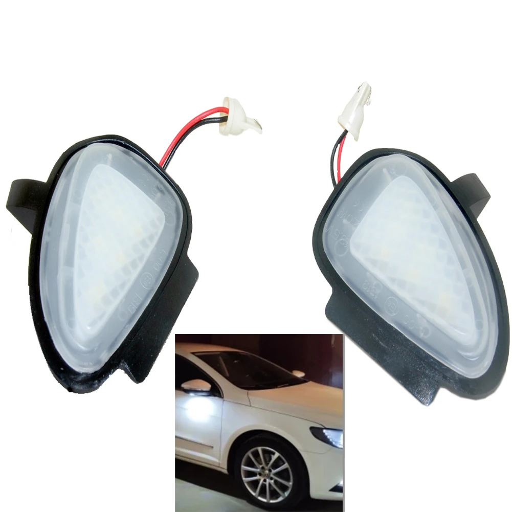 

2x No Error Led Side Mirror Light For Volkswagen VW Golf 6 GTI Passat B7 Cabriolet Touran Accessories Led Courtesy Lights