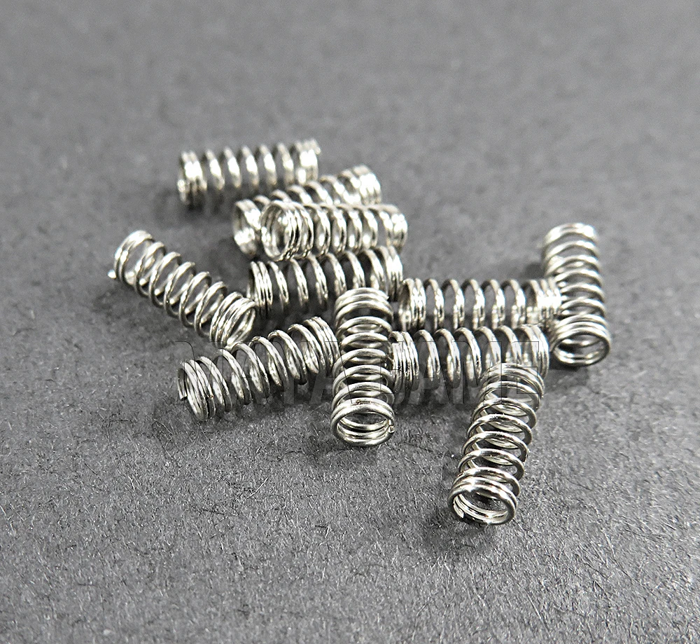 10 peças para nintend switch ns joy-con joycon reparação primavera para nintend switch controlador l r zl zr fivelas de bloqueio de metal