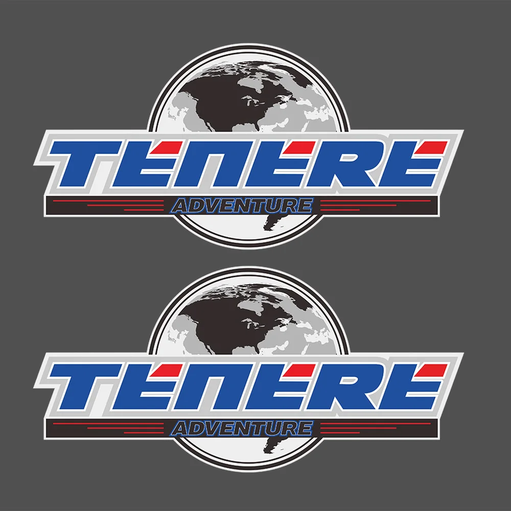 For Yamaha Tenere 700 1200 Stickers SUPER Tank Pad Paint Protector Trunk Side Panniers Luggage Aluminium Cases Emblem Symbol