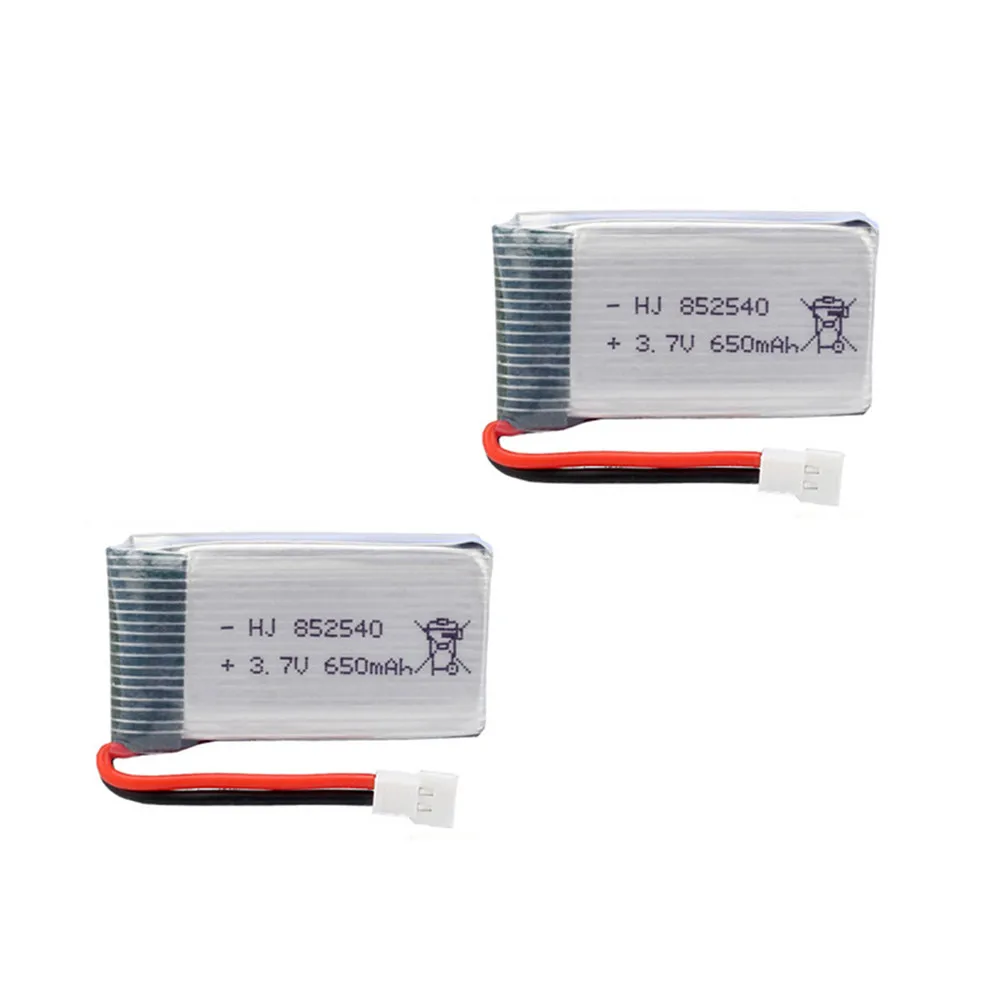 3.7V 650mAh يبو البطارية + 3.7v شاحن ل SYMA X5C X5C-1 X5 H5C X5SW X6SW H9D H5C Drone 852540 3.7V يبو بطارية قابلة للشحن